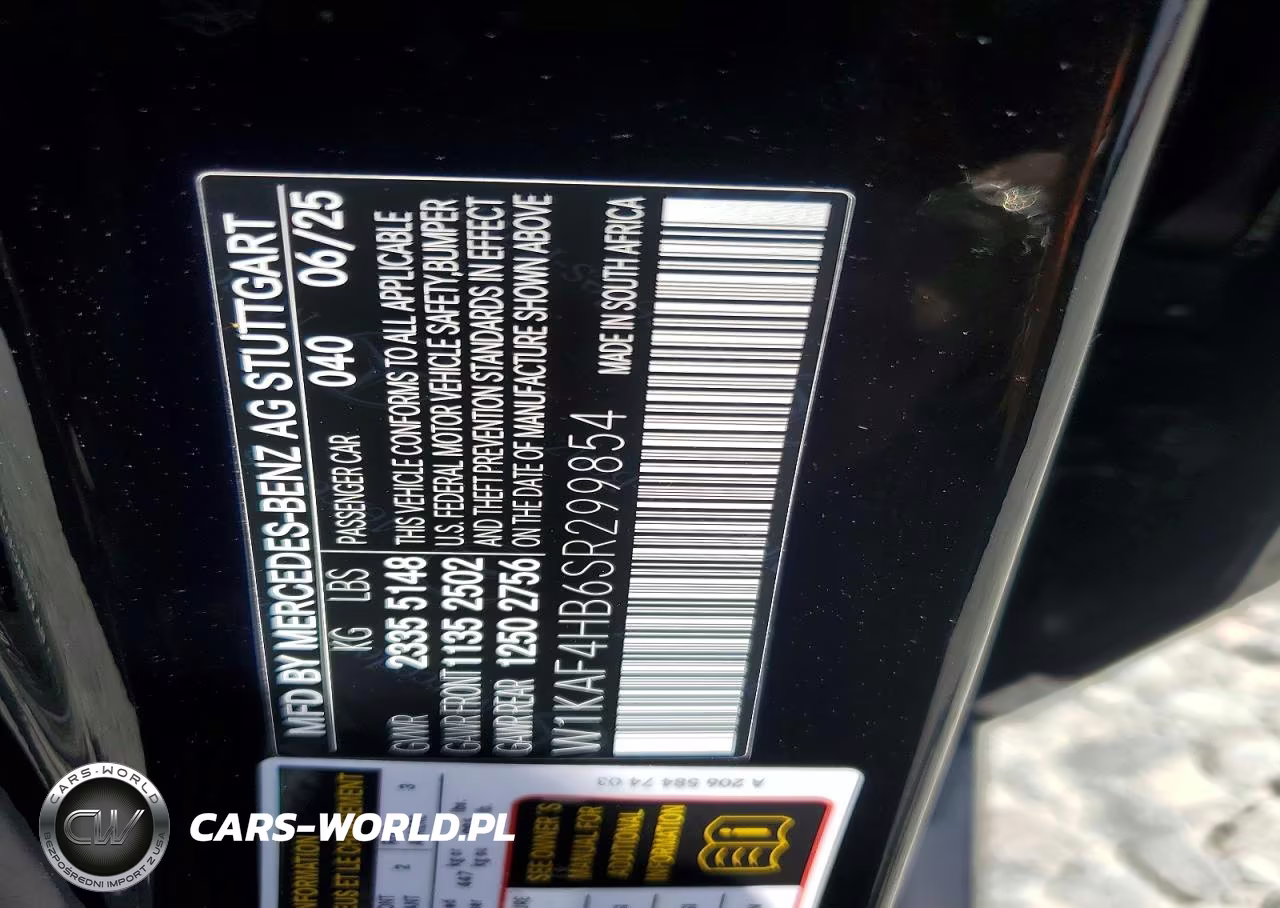 2025 Mercedes-Benz C 300 4Matic VIN:W1KAF4HB6SR299854 - 12