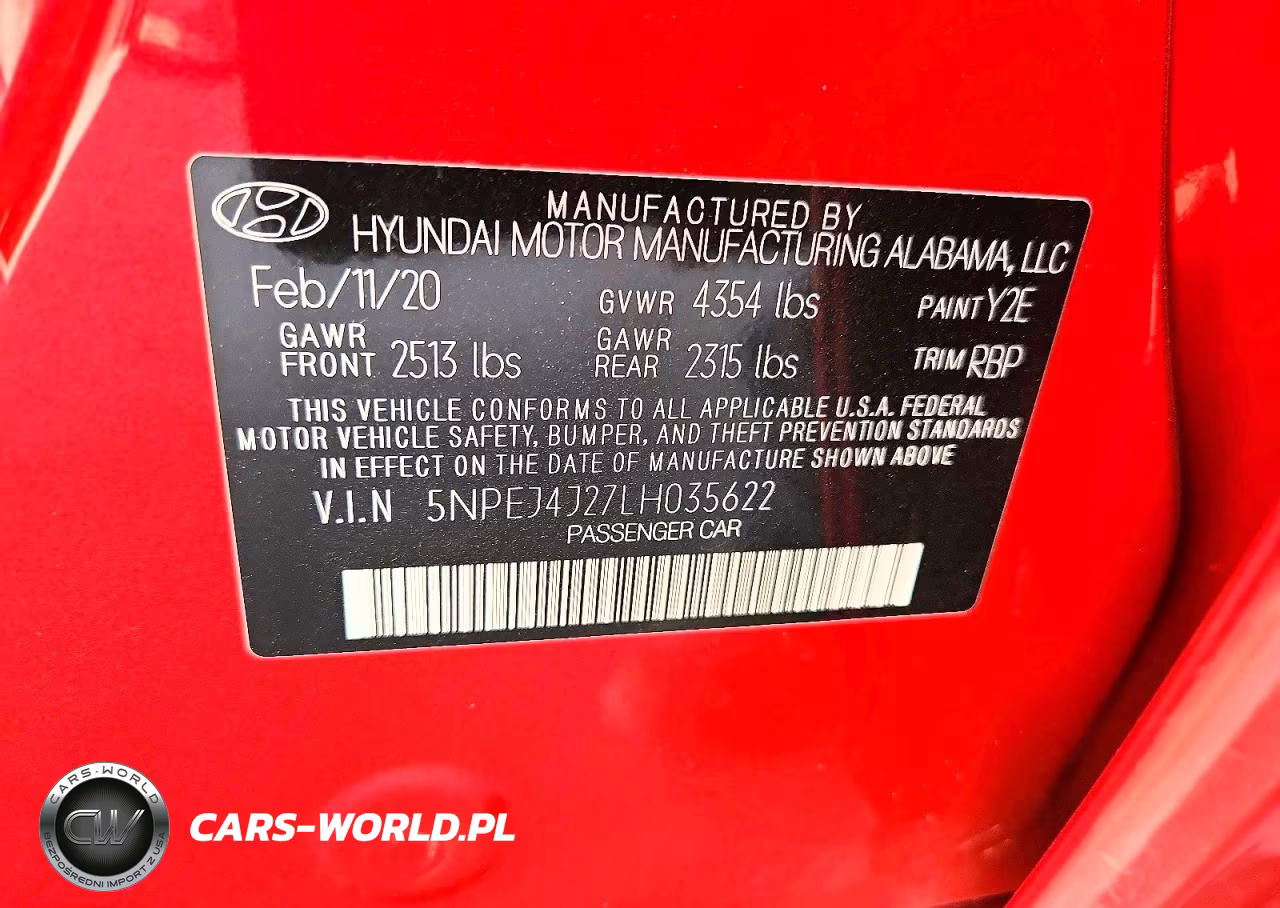 2020 Hyundai Sonata Sel Plus VIN:5NPEJ4J27LH035622 - 13