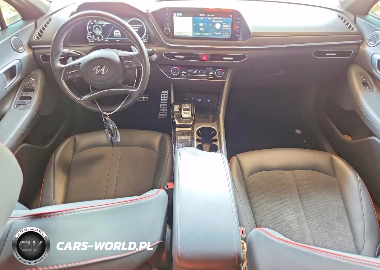 2020 Hyundai Sonata Sel Plus VIN:5NPEJ4J27LH035622 - 8