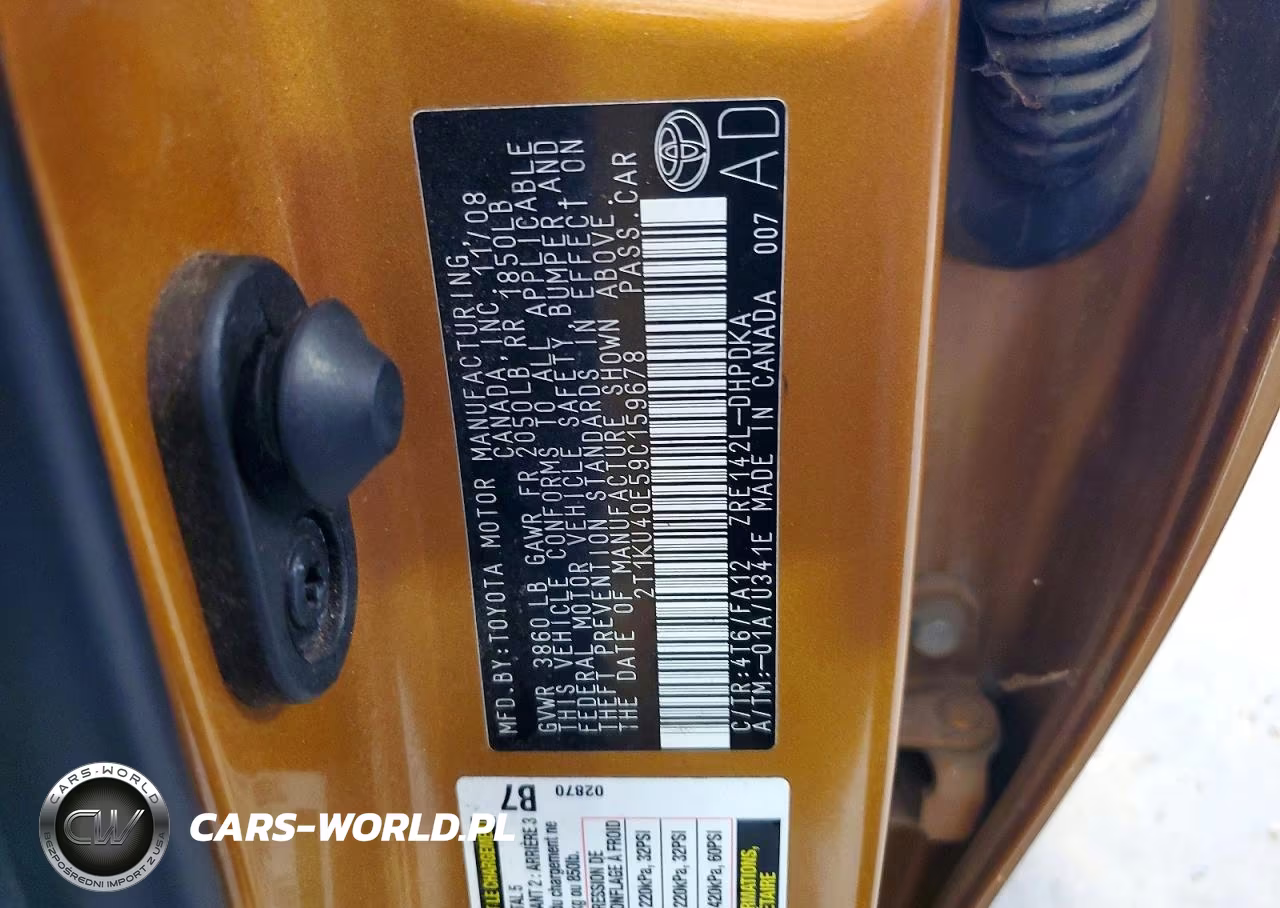 2009 Toyota Matrix Base VIN:2T1KU40E59C159678 - 13