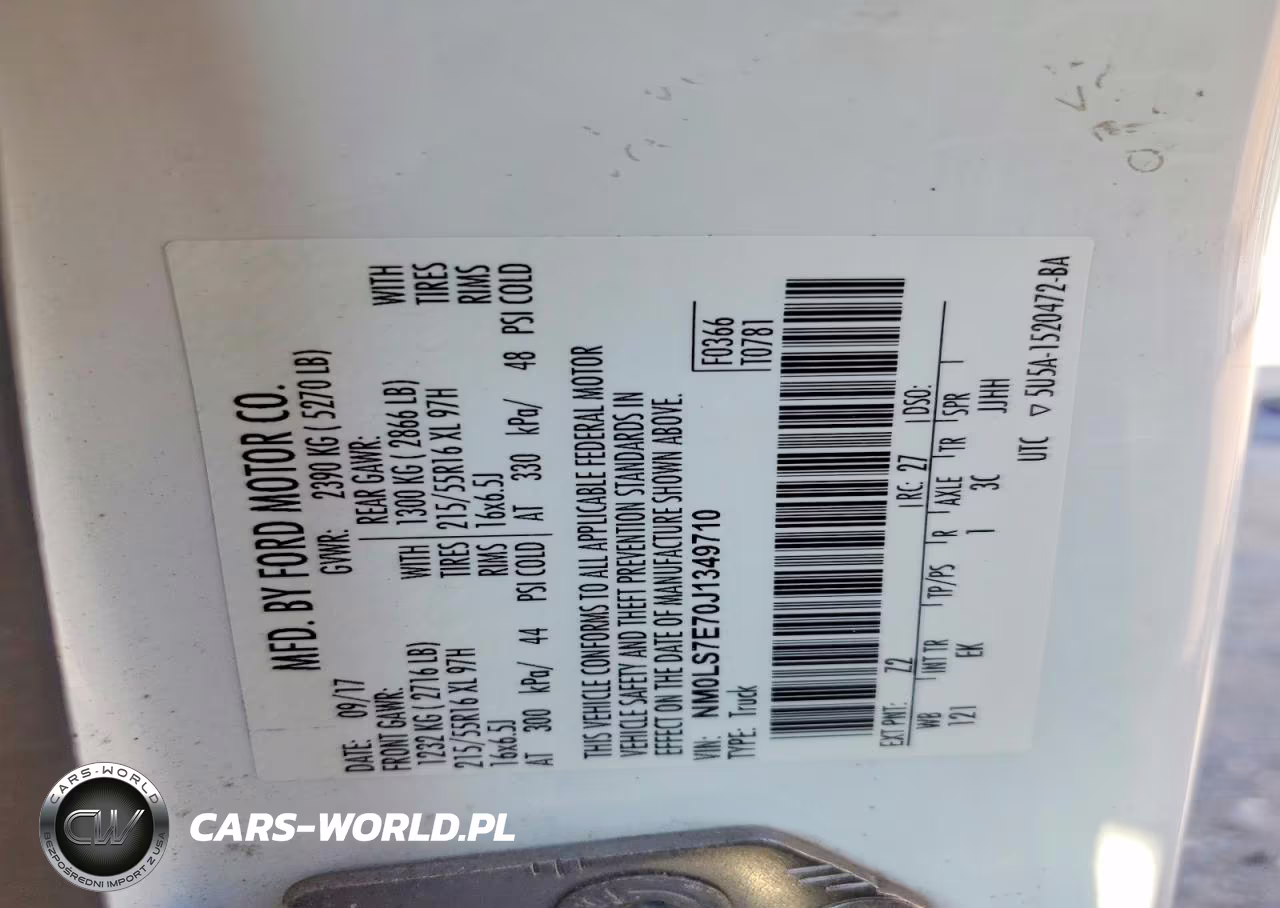 2018 Ford Transit Connect Xl VIN:NM0LS7E70J1349710 - 13
