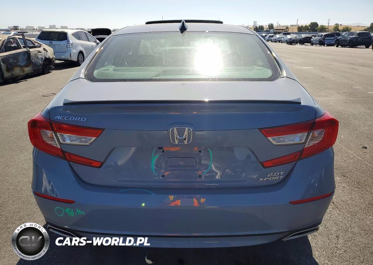 2022 Honda Accord Sport VIN:1HGCV2F30NA020568 - 6