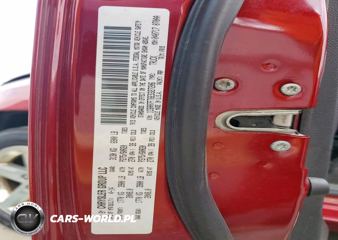 2014 Ram 1500 St VIN:1C6RR7FT6ES327206 - 12