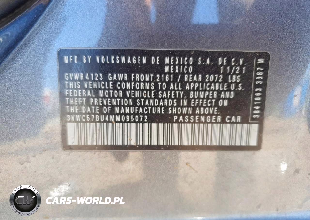 2021 Volkswagen Jetta S VIN:3VWC57BU4MM095072 - 12