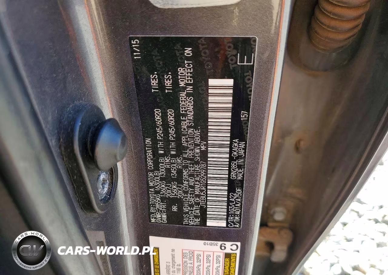 2016 Toyota 4Runner Limited VIN:JTEBU5JR1G5299787 - 13