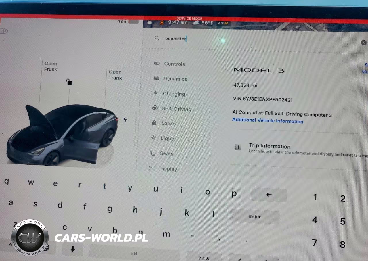 2023 Tesla Model 3 VIN:5YJ3E1EAXPF502421 - 9