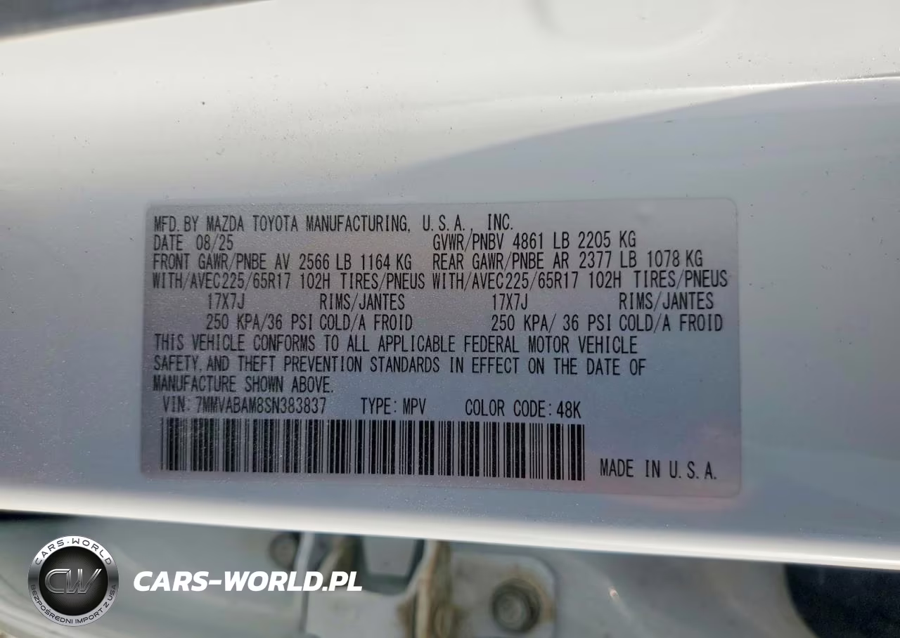 2025 Mazda Cx-50 VIN:7MMVABAM8SN383837 - 13