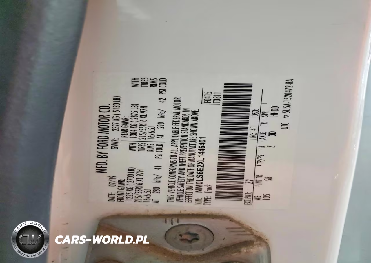 2020 Ford Transit Connect Xl Delivery Van VIN:NM0LS6E2XL1446401 - 14