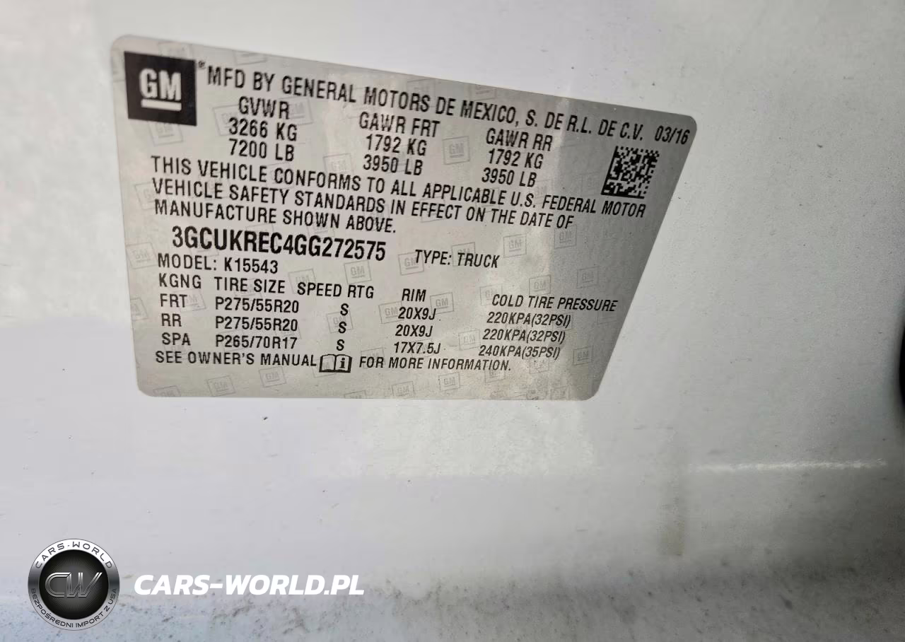 2016 Chevrolet Silverado K1500 Lt VIN:3GCUKREC4GG272575 - 12