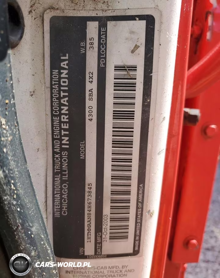 2004 International 4300 Series Ma 025 VIN:1HTMMAAN84H673845 - 10