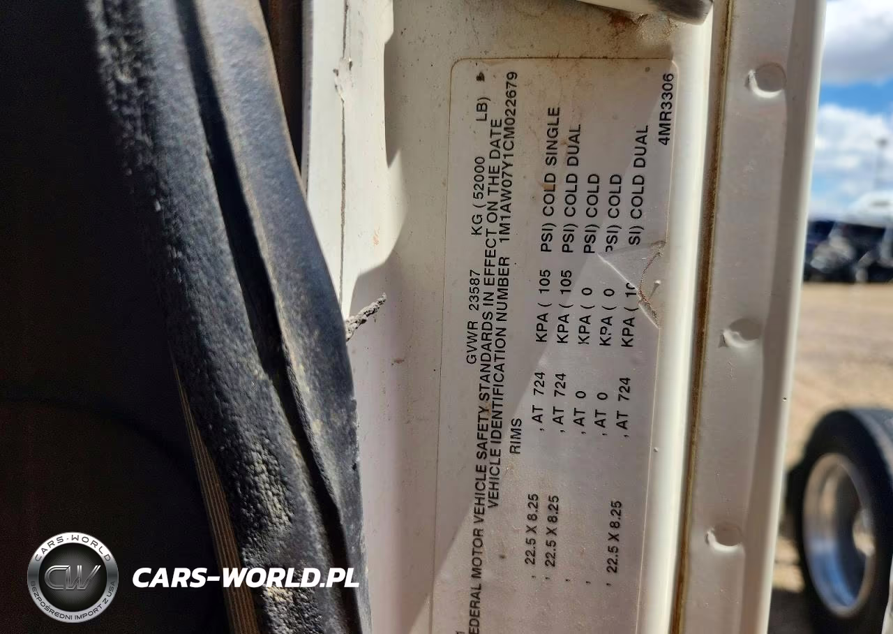 2012 Mack Cxu613 Semi Truck VIN:1M1AW07Y1CM022679 - 12