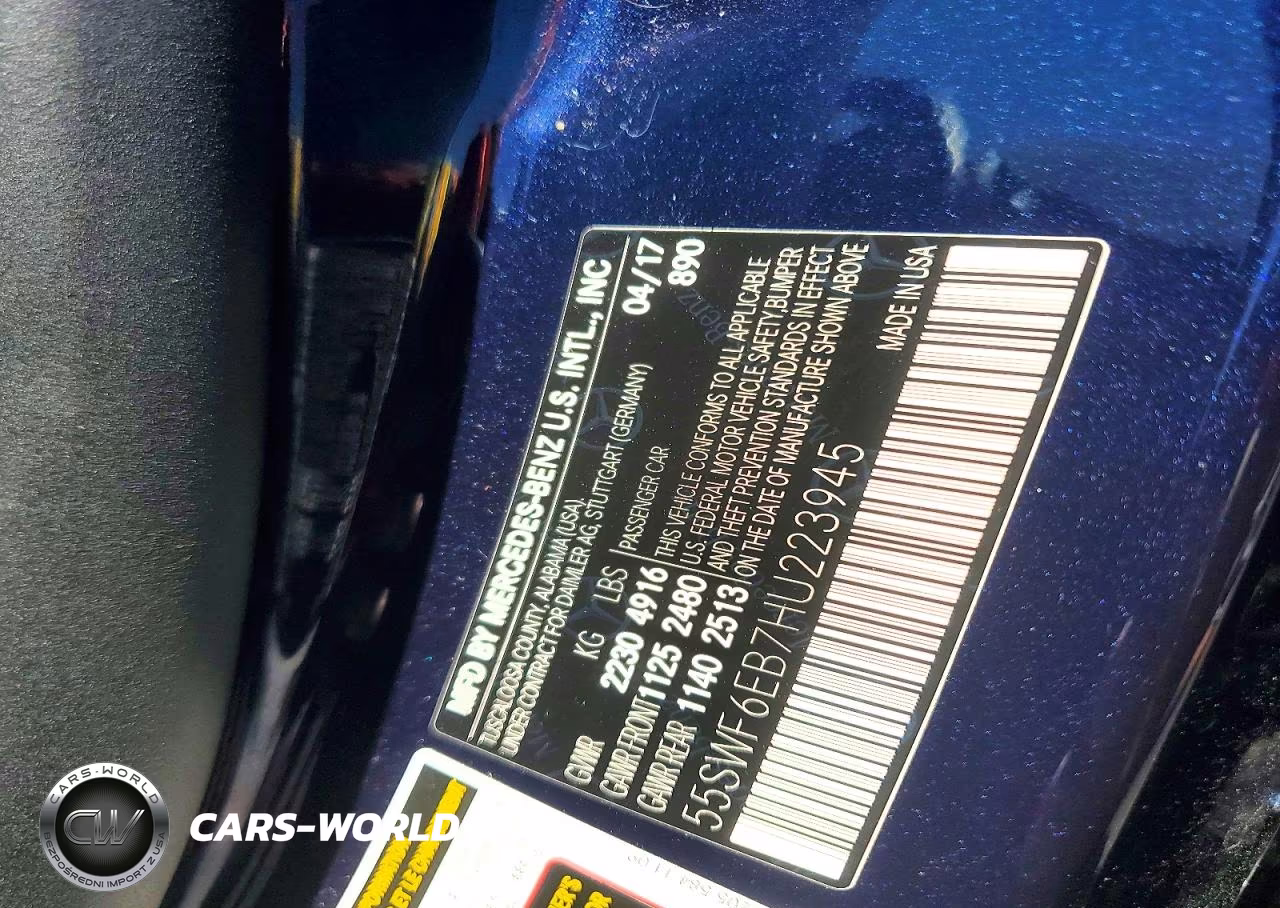 2017 Mercedes-Benz C 43 4Matic Amg VIN:55SWF6EB7HU223945 - 13