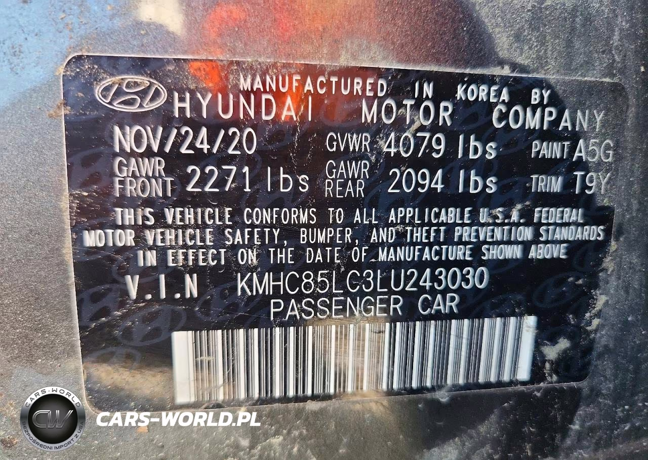 2020 Hyundai Ioniq Sel VIN:KMHC85LC3LU243030 - 12