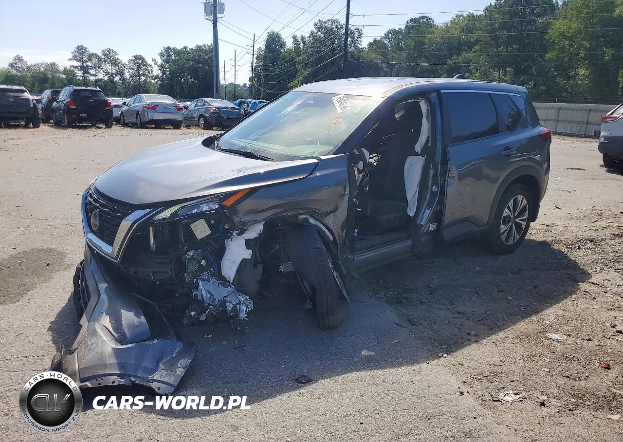 2022 Nissan Rogue Sv VIN:5N1BT3BA7NC726897 - 1