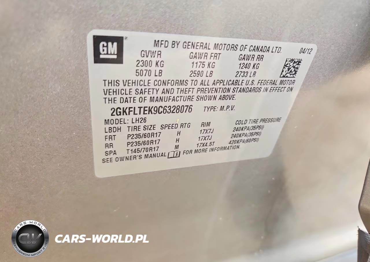 2012 GMC Terrain Sle VIN:2GKFLTEK9C6328076 - 13