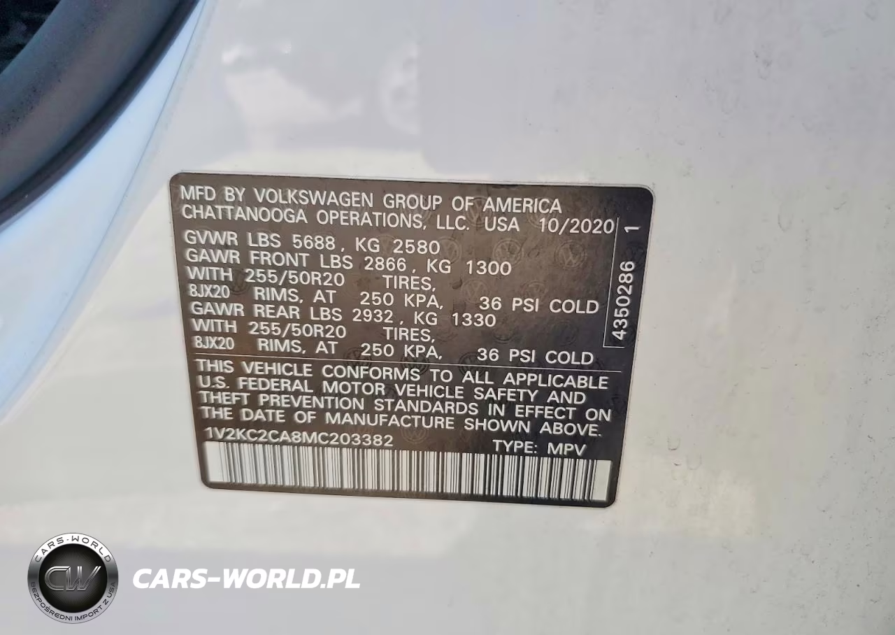 2021 Volkswagen Atlas Cross Sport Se VIN:1V2KC2CA8MC203382 - 13