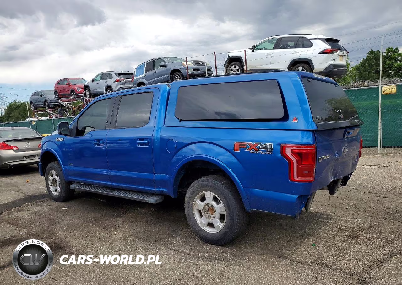 2015 Ford F150 Supercrew VIN:1FTEW1EG4FKF04709 - 2
