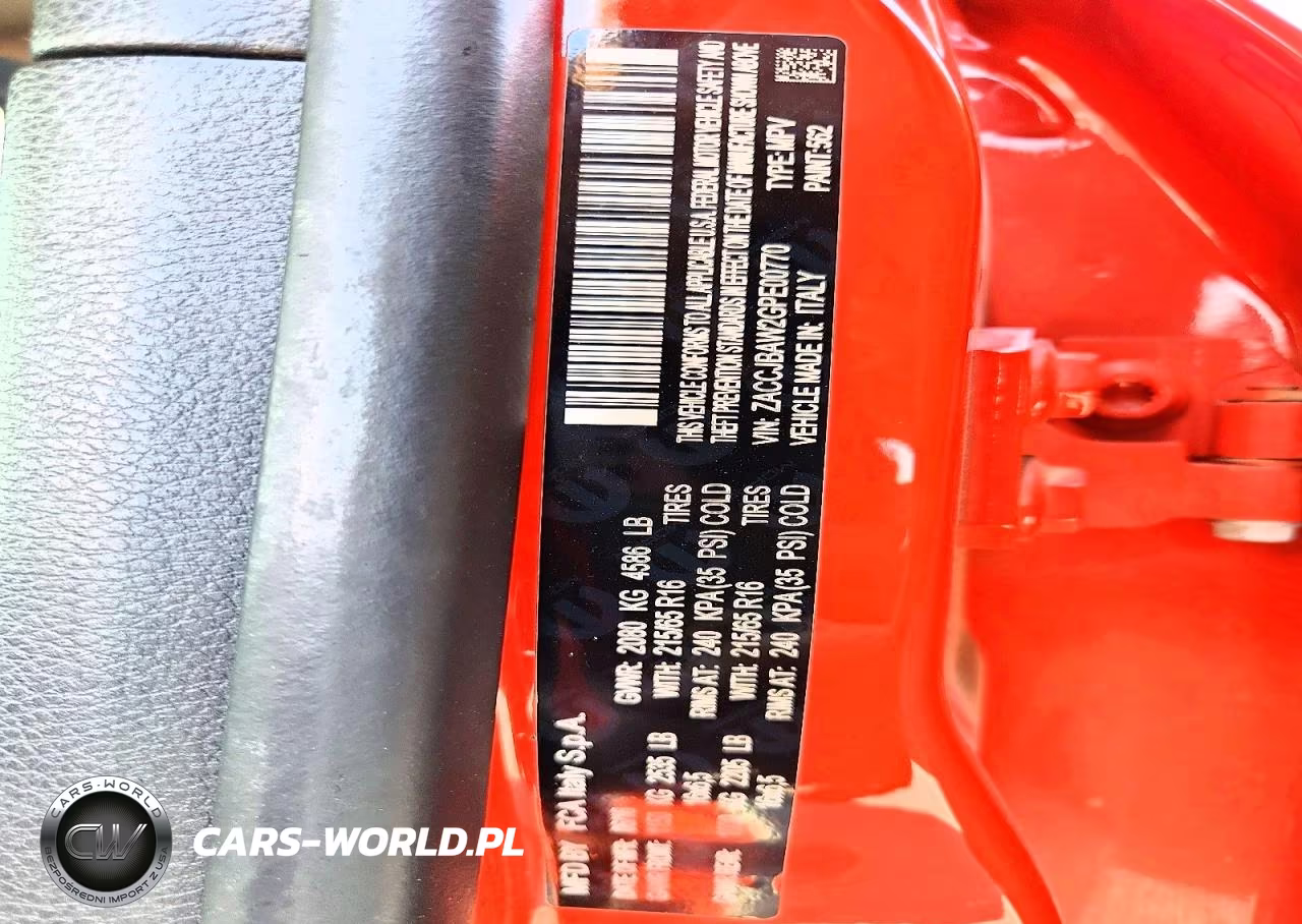 2016 Jeep Renegade Sport VIN:ZACCJBAW2GPE00770 - 12