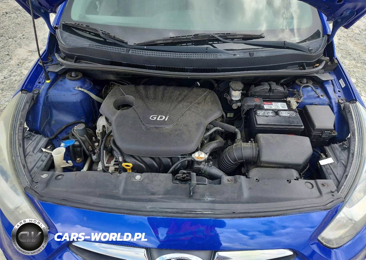 2013 Hyundai Accent Gls VIN:KMHCT4AE6DU309925 - 10