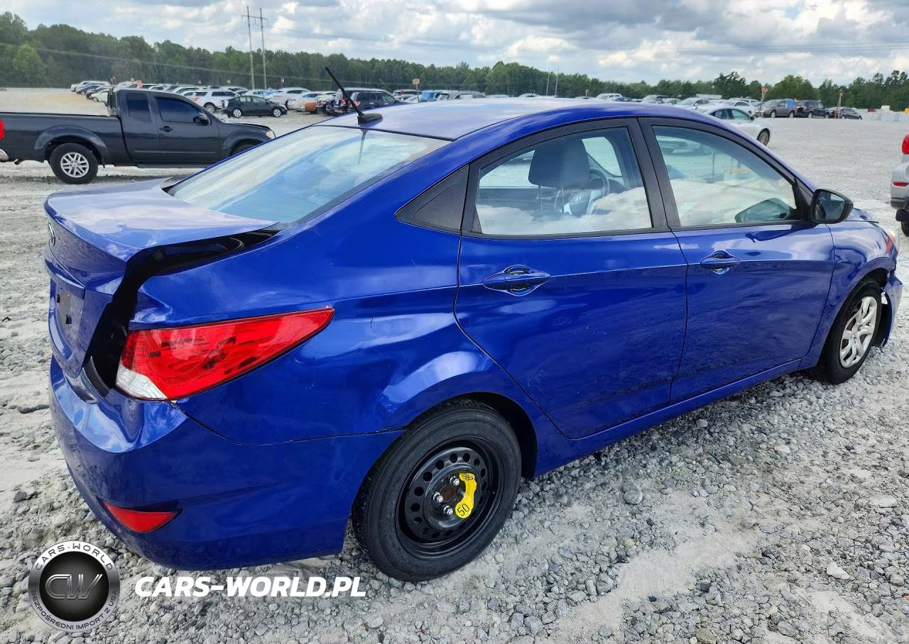 2013 Hyundai Accent Gls VIN:KMHCT4AE6DU309925 - 3