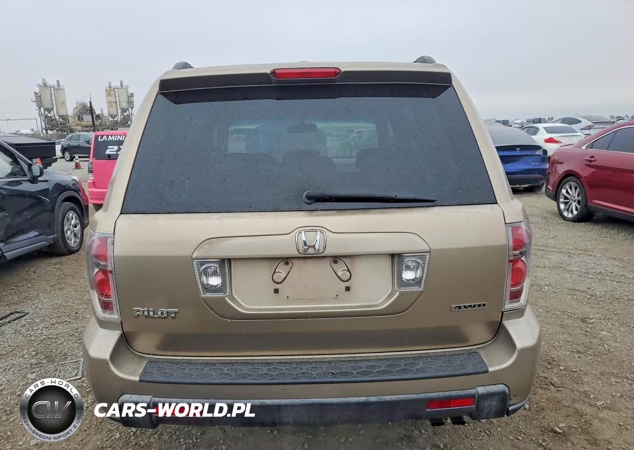 2006 Honda Pilot Ex VIN:2HKYF18526H563926 - 6