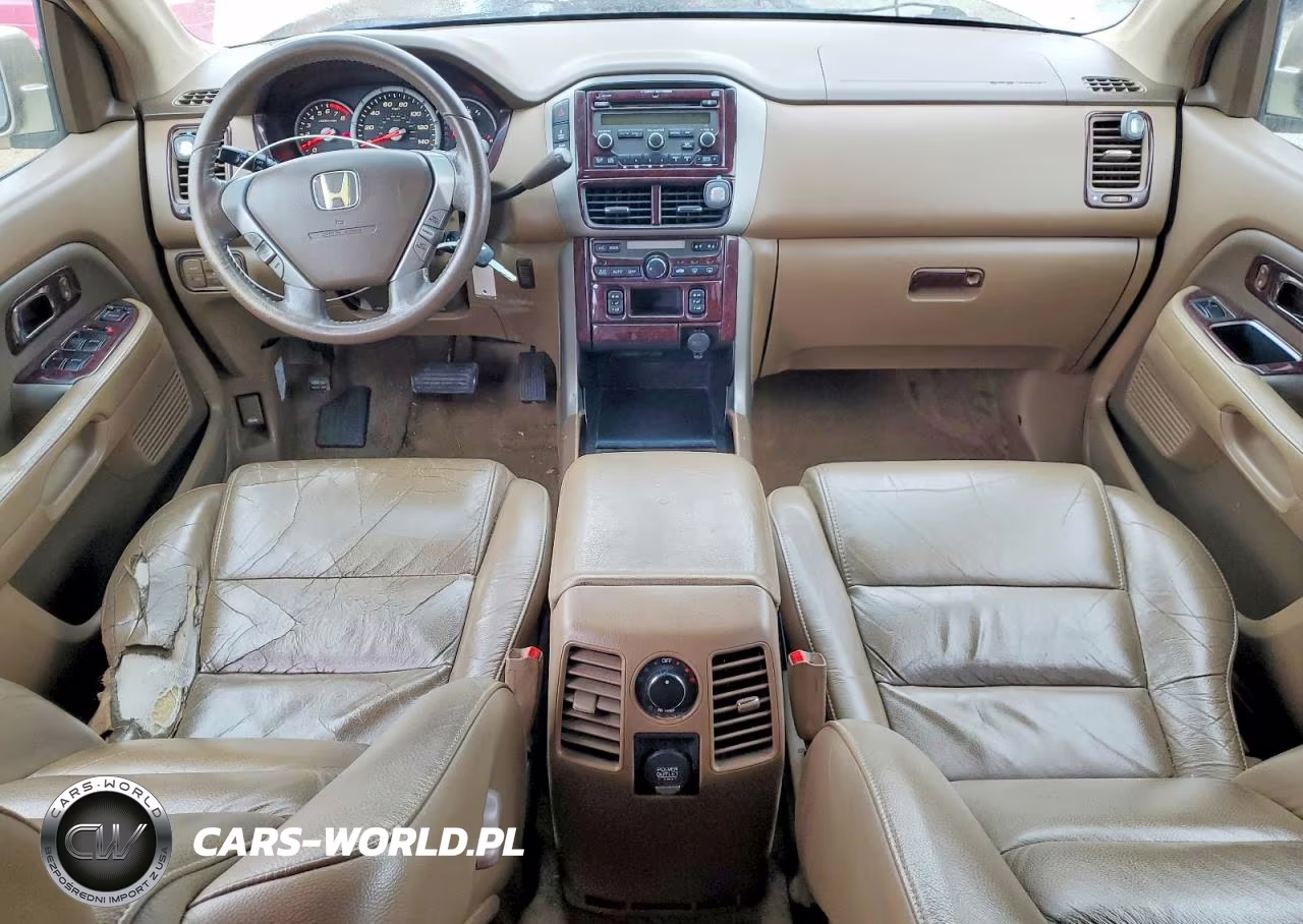 2006 Honda Pilot Ex VIN:2HKYF18526H563926 - 8