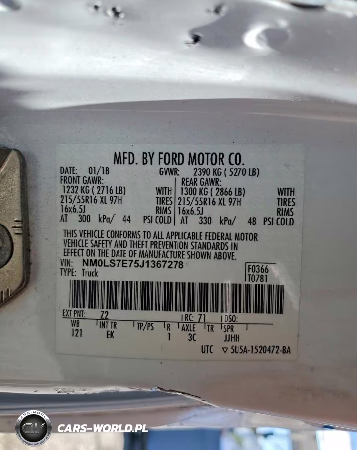 2018 Ford Transit Connect Xl VIN:NM0LS7E75J1367278 - 13