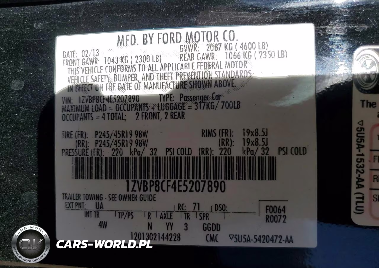 2014 Ford Mustang Gt VIN:1ZVBP8CF4E5207890 - 12