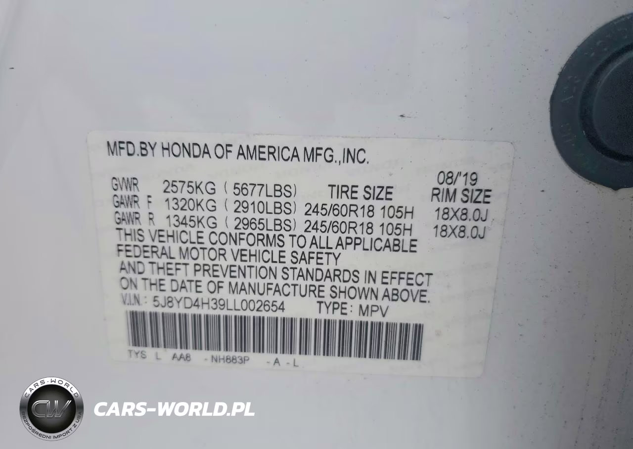 2020 Acura Mdx VIN:5J8YD4H39LL002654 - 13