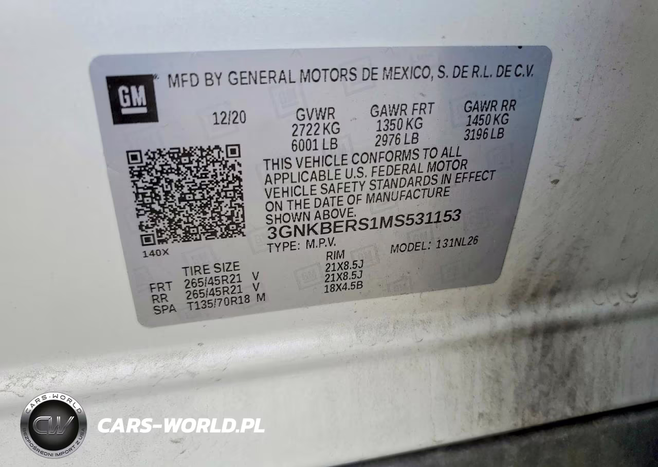 2021 Chevrolet Blazer Rs VIN:3GNKBERS1MS531153 - 13
