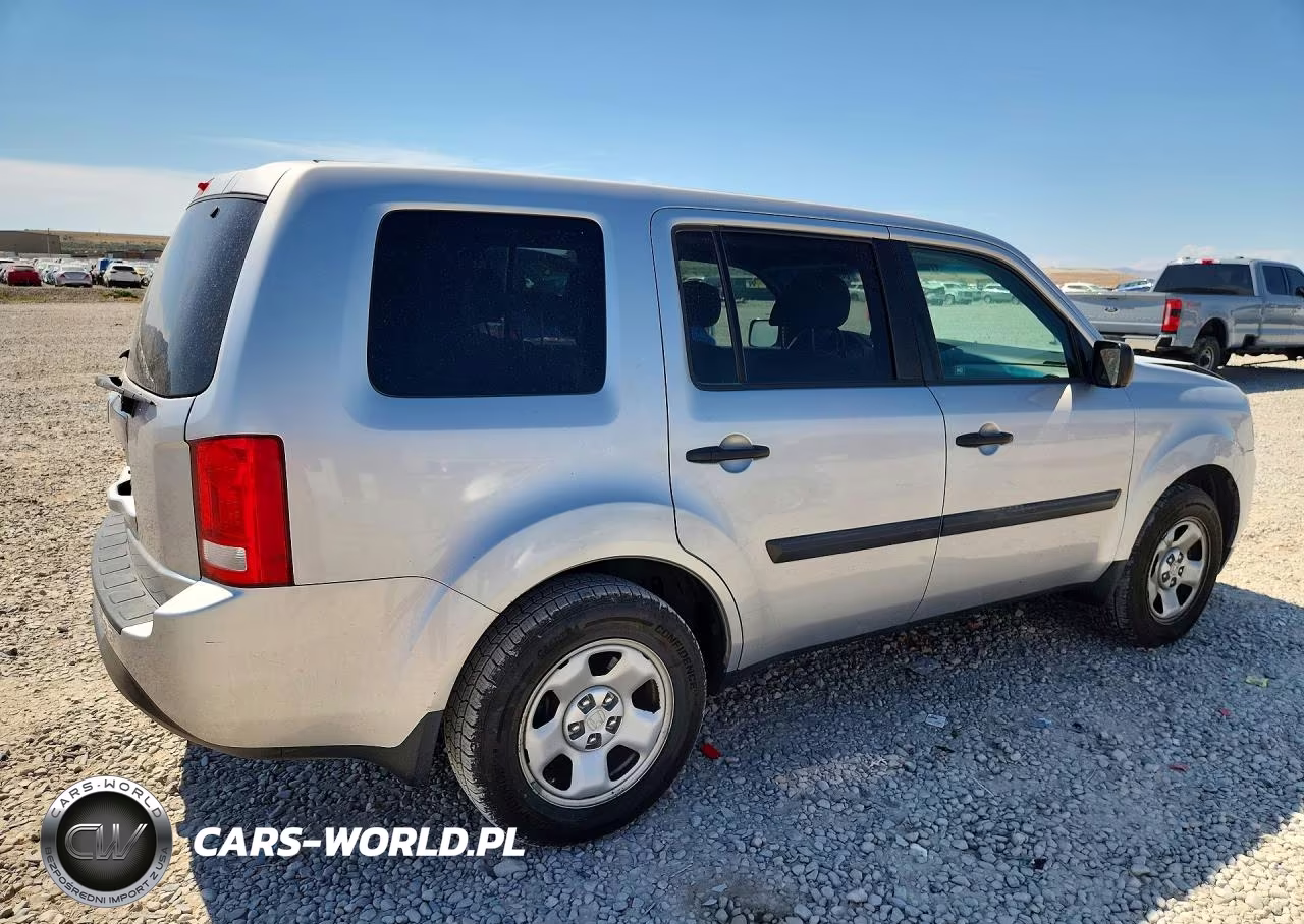 2012 Honda Pilot Lx VIN:5FNYF3H22CB035394 - 3