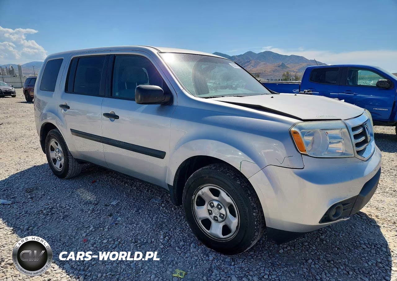 2012 Honda Pilot Lx VIN:5FNYF3H22CB035394 - 4