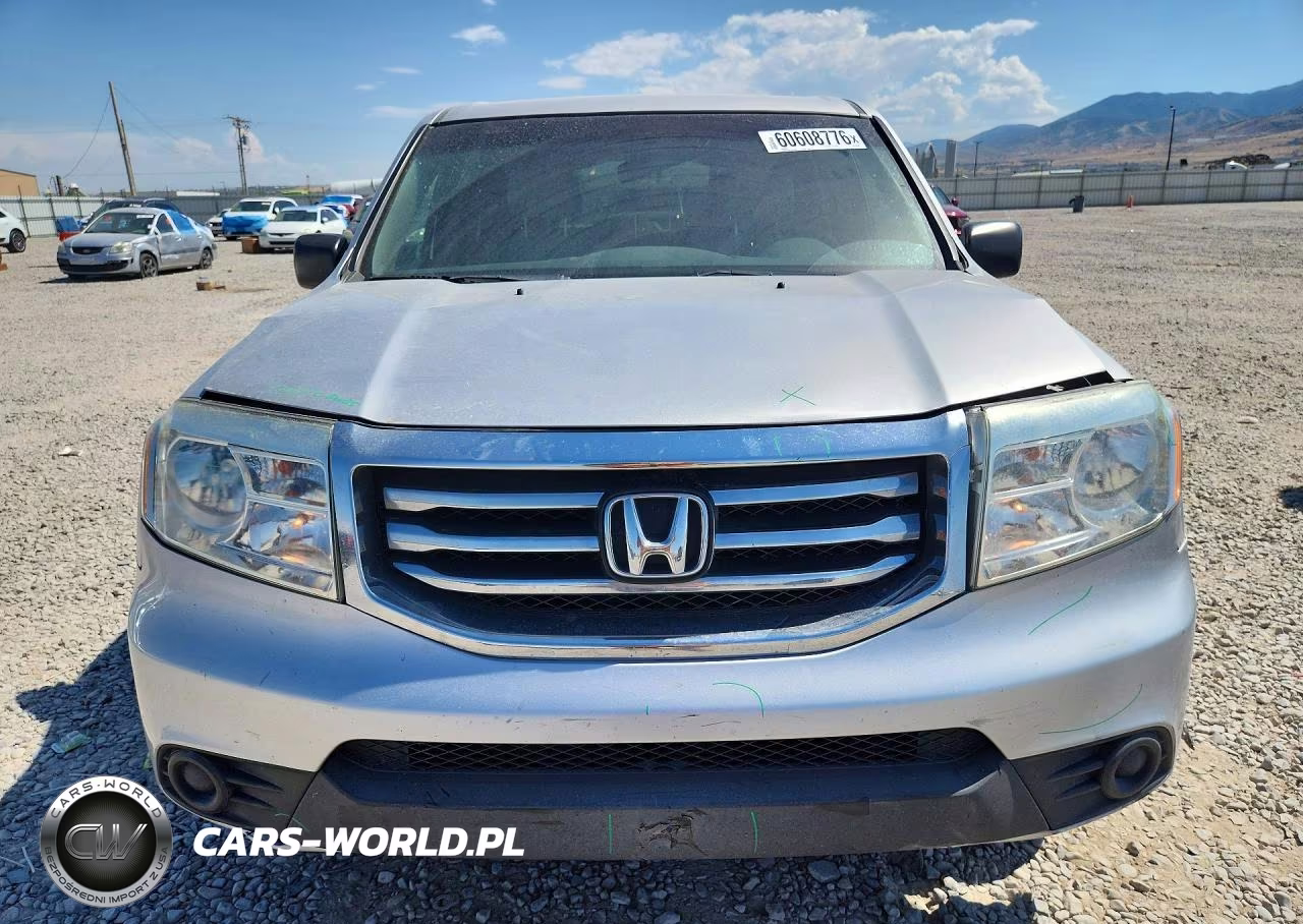 2012 Honda Pilot Lx VIN:5FNYF3H22CB035394 - 5