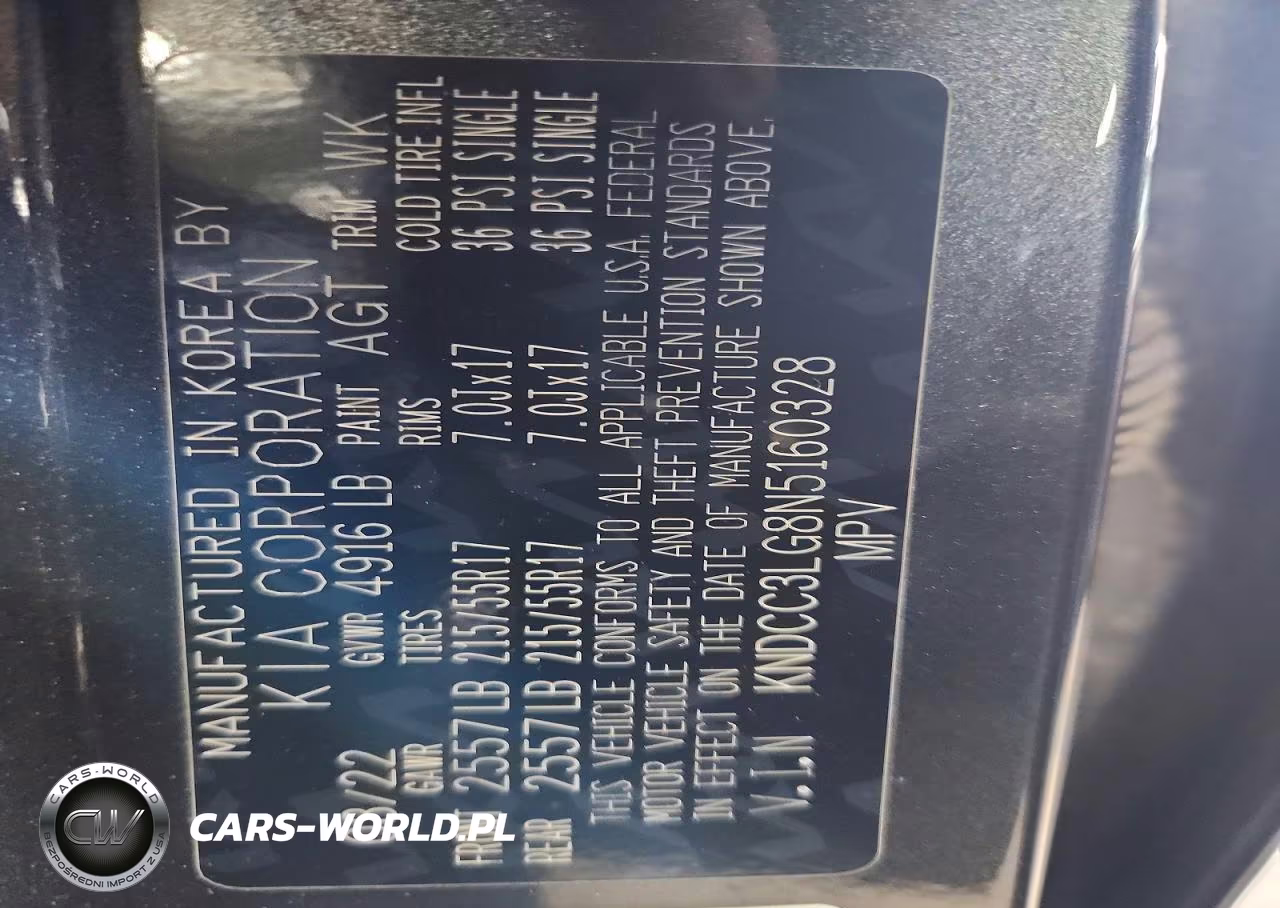 2022 Kia Niro Ev S VIN:KNDCC3LG8N5160328 - 12