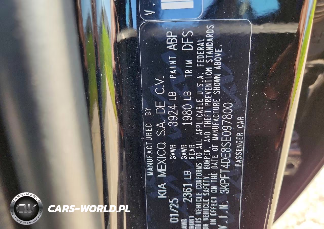 2025 Kia K4 Lxs VIN:3KPFT4DE8SE097800 - 12