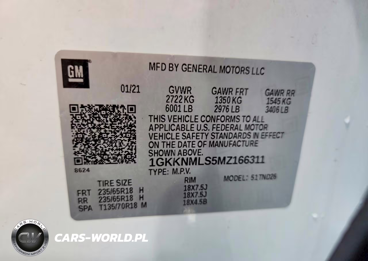 2021 GMC Acadia Slt VIN:1GKKNMLS5MZ166311 - 13