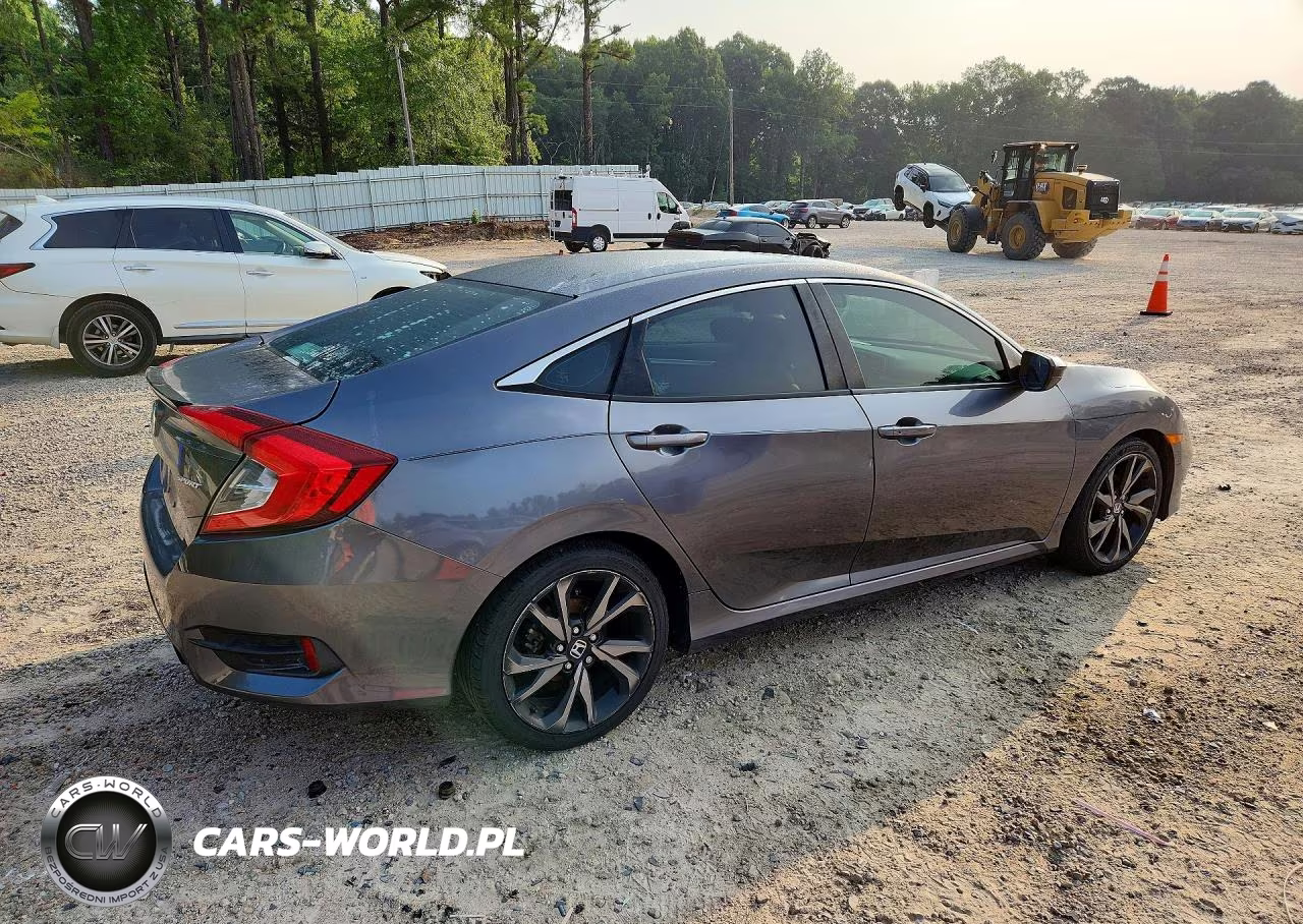 2019 Honda Civic Sport VIN:2HGFC2F89KH602535 - 3