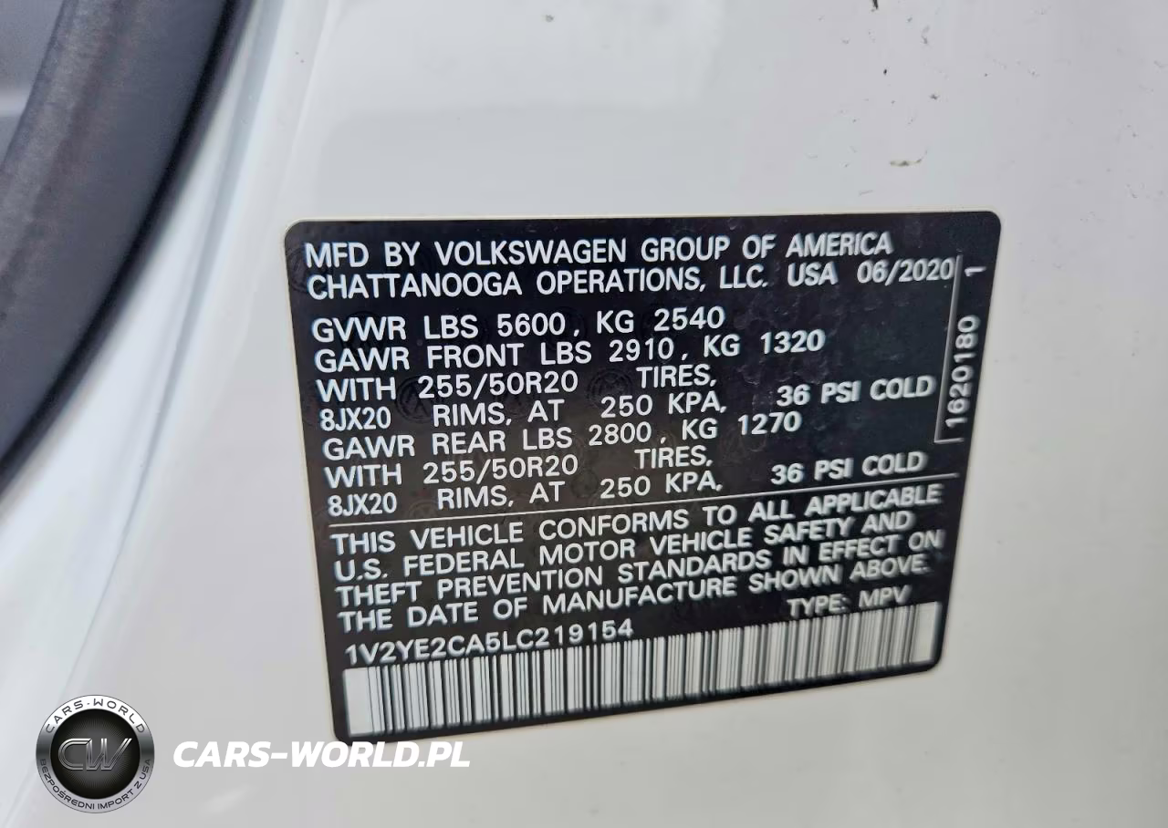 2020 Volkswagen Atlas Cross Sport Se VIN:1V2YE2CA5LC219154 - 13