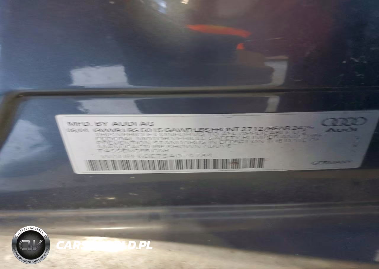 2005 Audi S4 VIN:WAUPL68E75A074734 - 13