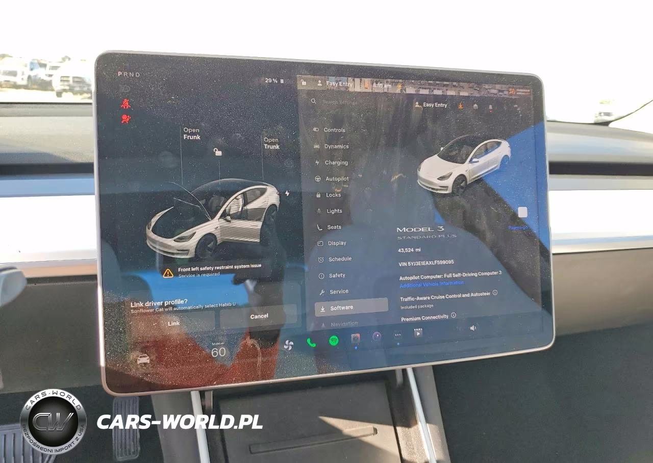 2020 Tesla Model 3 VIN:5YJ3E1EAXLF599095 - 9