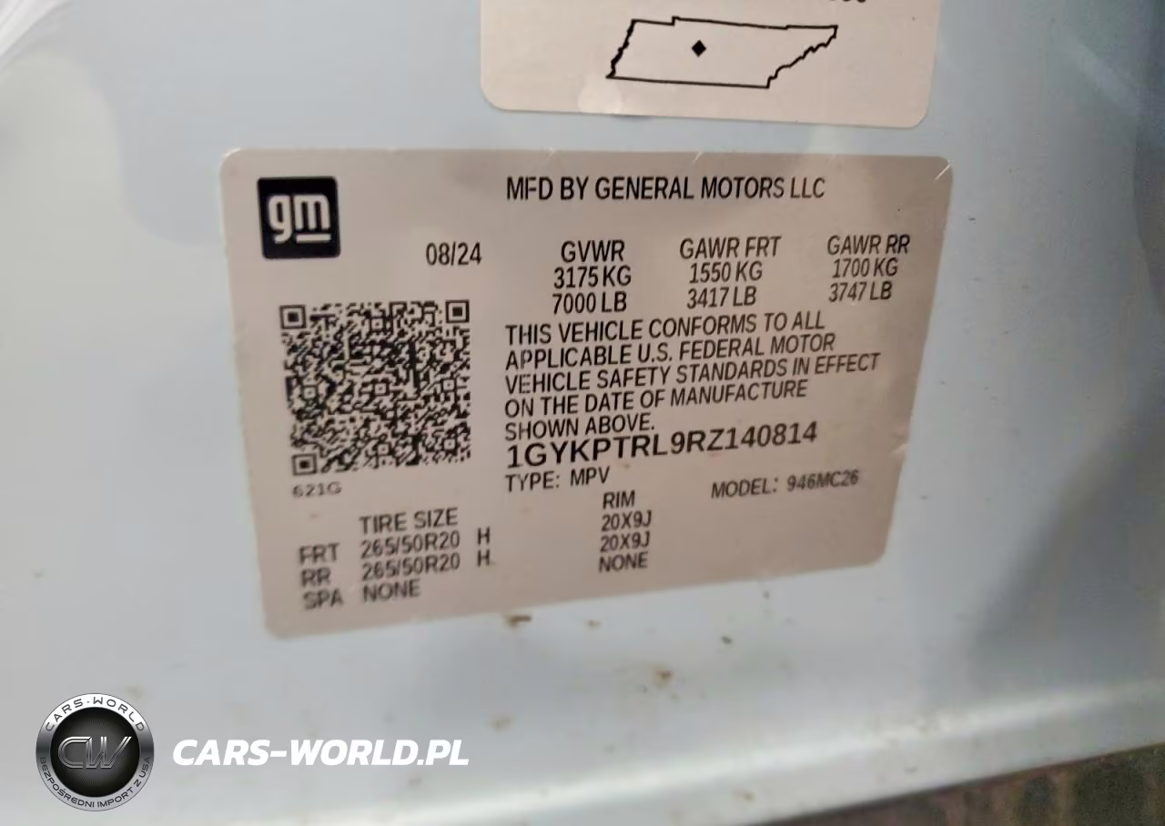 2024 Cadillac Lyriq Sport VIN:1GYKPTRL9RZ140814 - 14