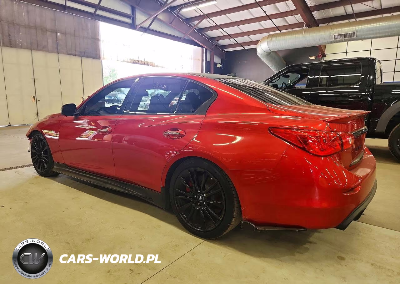 2017 Infiniti Q50 Red Sport 400 VIN:JN1FV7AR0HM871909 - 2
