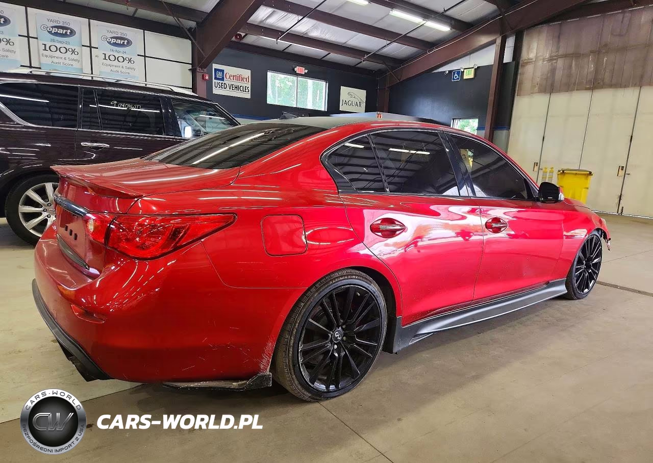 2017 Infiniti Q50 Red Sport 400 VIN:JN1FV7AR0HM871909 - 3