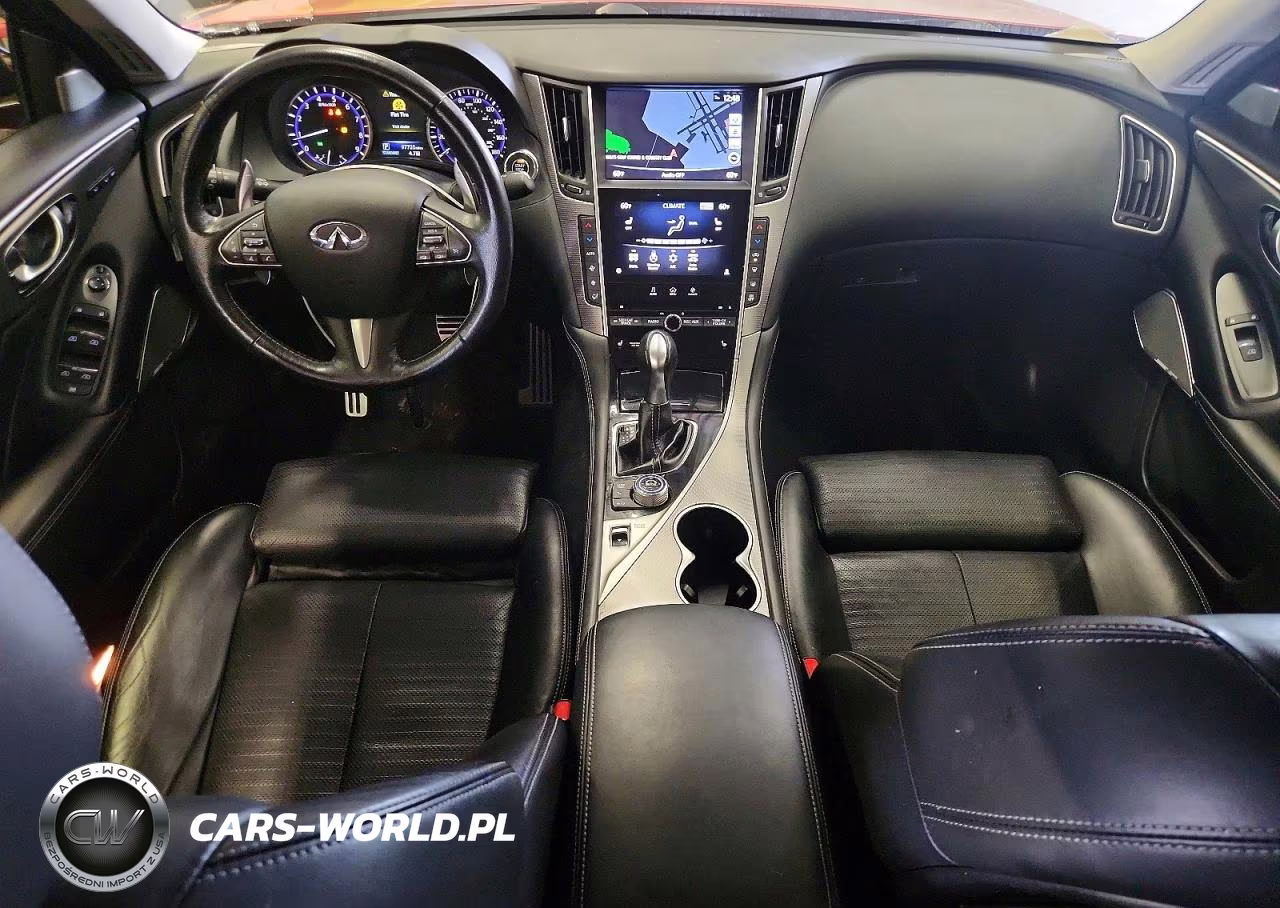 2017 Infiniti Q50 Red Sport 400 VIN:JN1FV7AR0HM871909 - 8