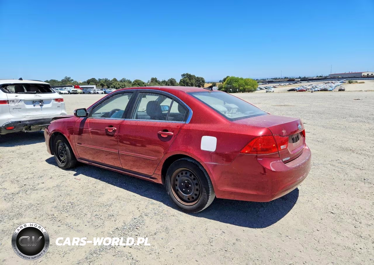 2009 Kia Optima Lx VIN:KNAGE228995315472 - 2