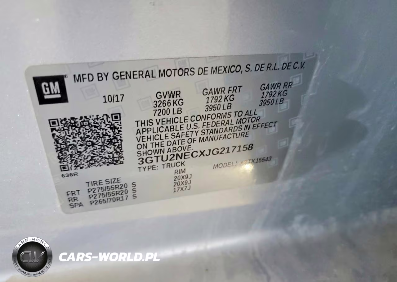 2018 GMC Sierra K1500 Slt VIN:3GTU2NECXJG217158 - 12