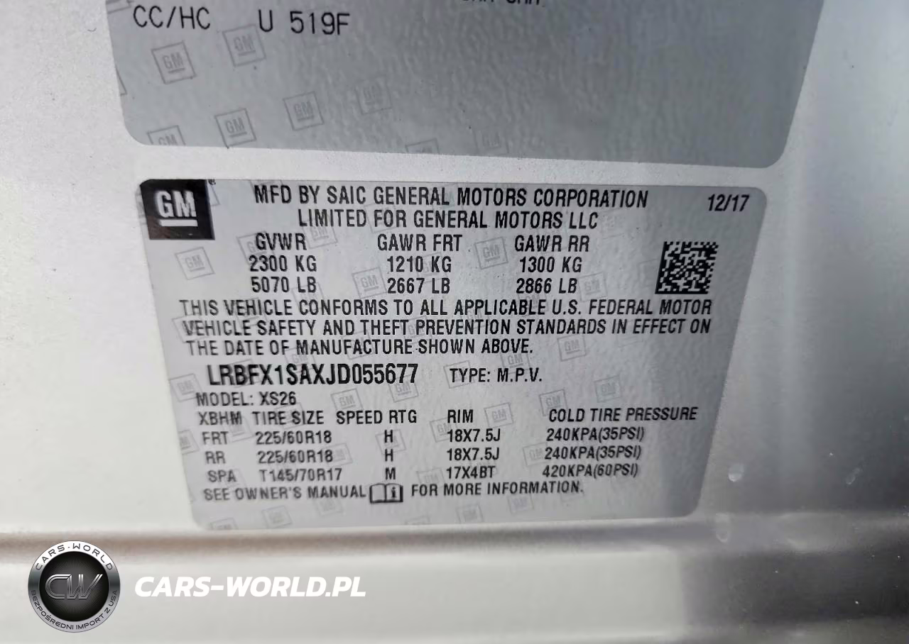 2018 Buick Envision VIN:LRBFX1SAXJD055677 - 14
