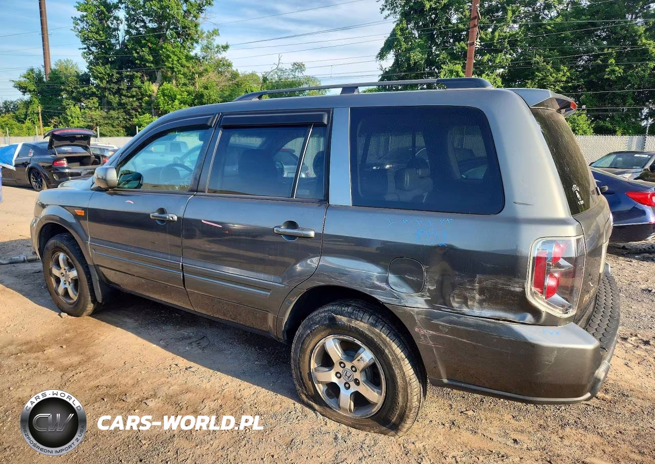 2007 Honda Pilot Exl VIN:2HKYF18597H534344 - 2