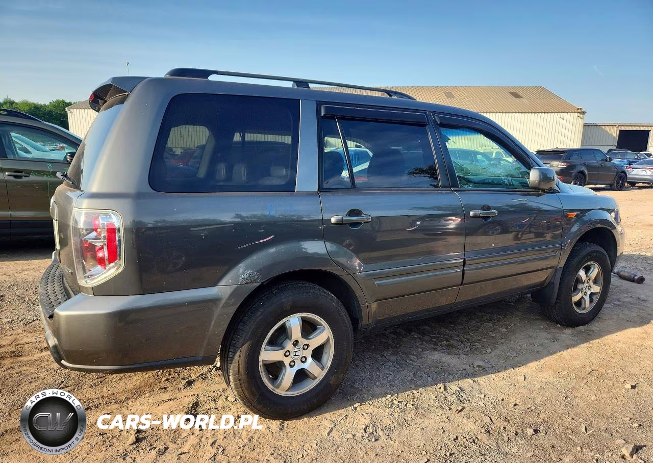 2007 Honda Pilot Exl VIN:2HKYF18597H534344 - 3