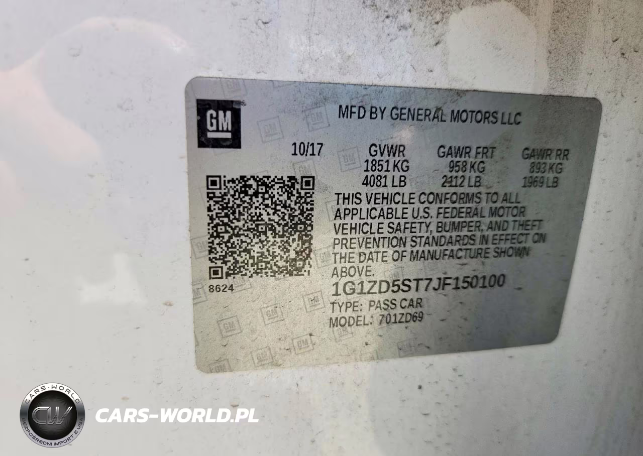2018 Chevrolet Malibu Lt VIN:1G1ZD5ST7JF150100 - 12
